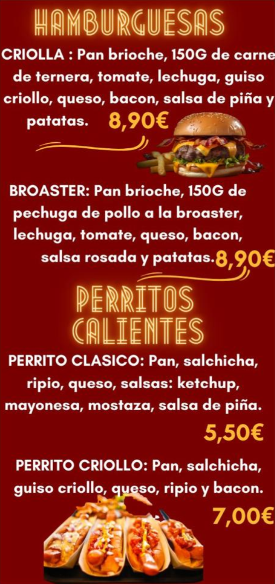 Hamburguesas Perritos FCK